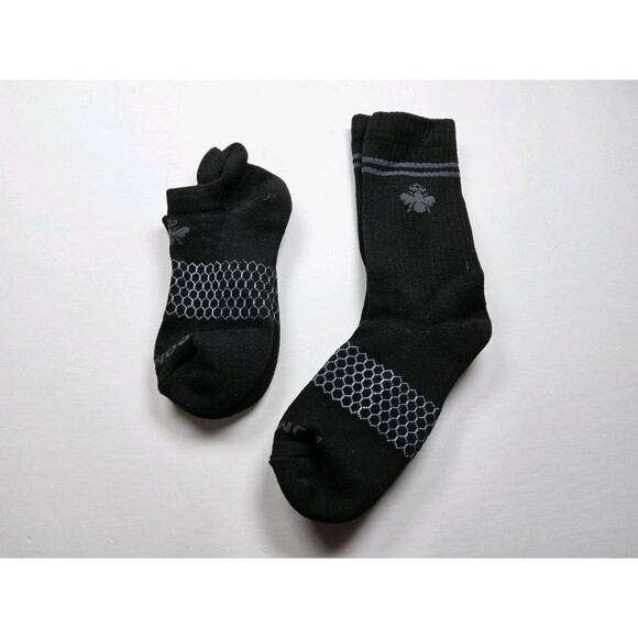 Bombas Youth Crew & Ankle Socks Lot Of 2 Pairs Size YM - Picture 1 of 2